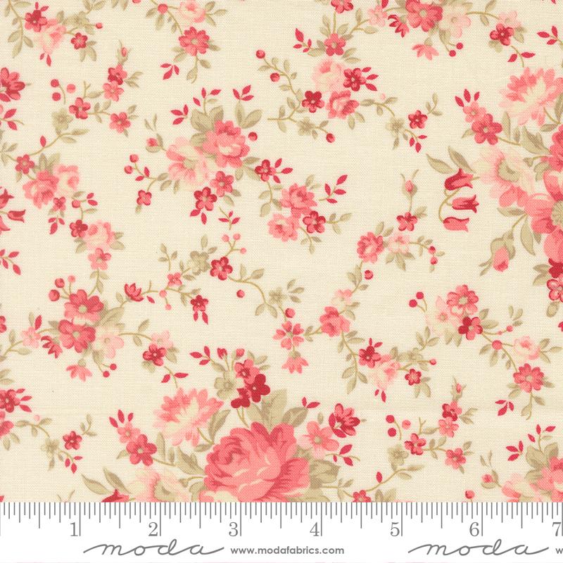 Petals And Polka Dots Flower Lace - Quilt Fabric