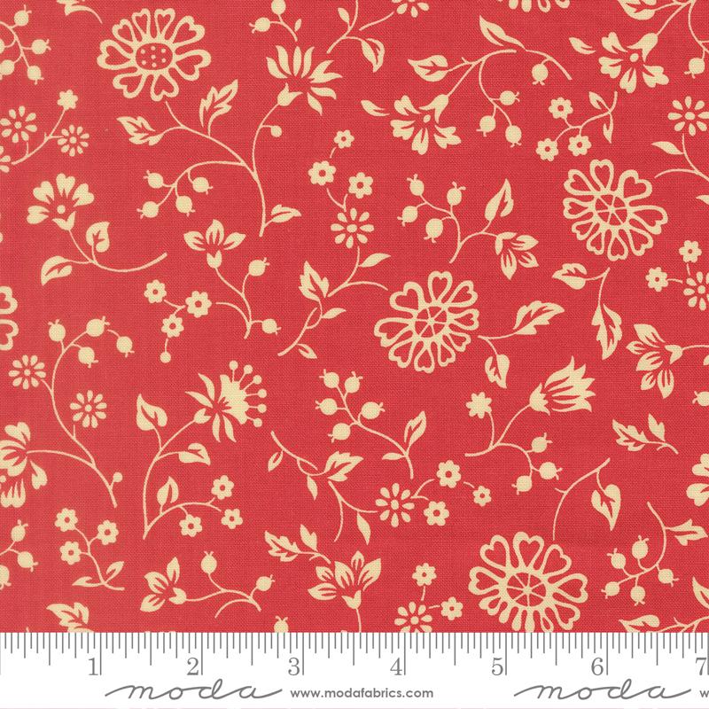 Petals And Polka Dots Fleur Tea Rose - Quilt Fabric