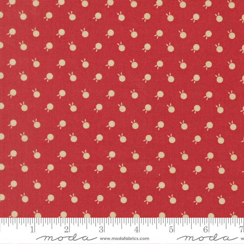 Petals And Polka Dots Berry Rose - Quilt Fabric