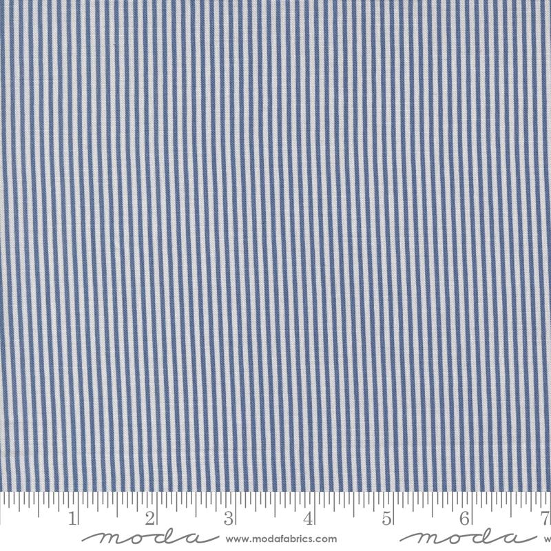 Blossom Jubilee Stripes Dusk - Quilt Fabric, zoomed in. Select this picture to zoom back out.