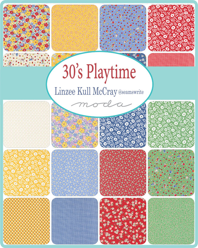 30s Playtime Lilac - Quilt Fabric
