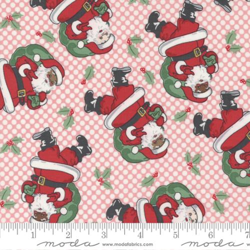 Holly Jolly Cheeky - Jolly Santa Christmas - Quilt Fabric
