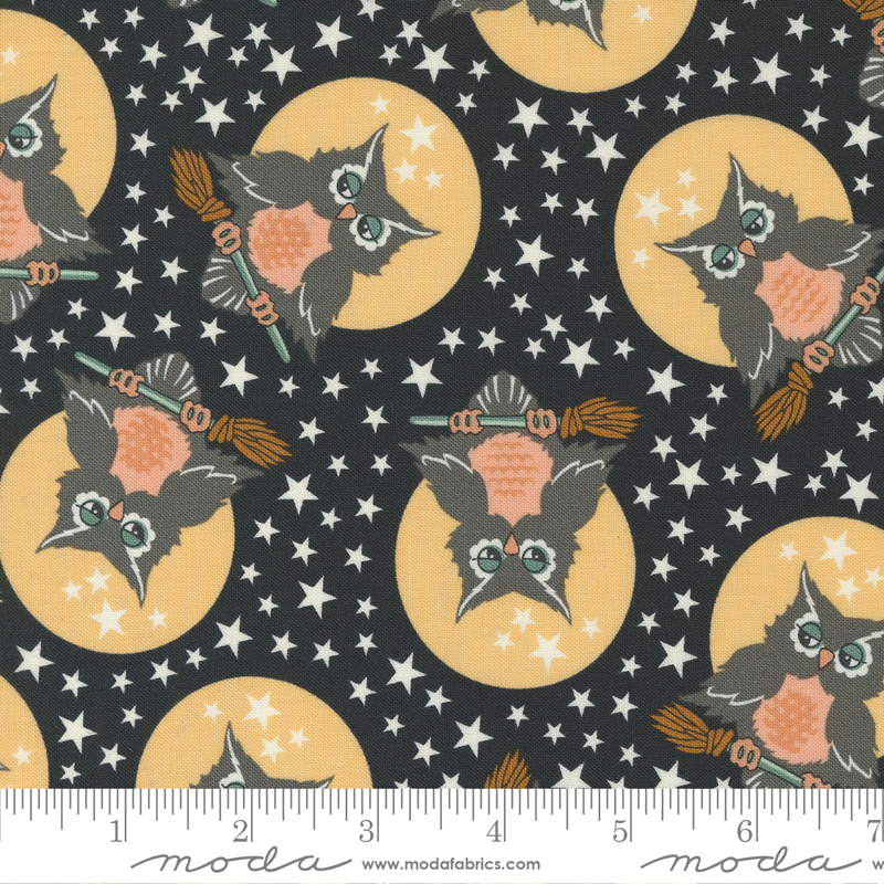 Owl O Ween Midnight - Owls Owl - Quilt Fabric