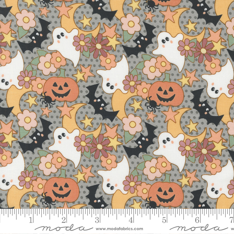 Owl O Ween Fog - Spooky Cuties - Quilt Fabric