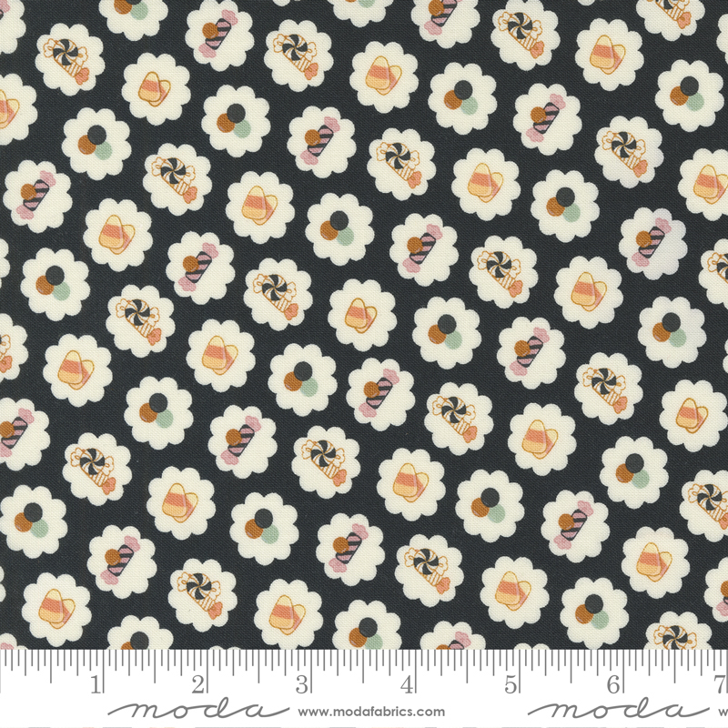 Owl O Ween Midnight - Candy Candy - Quilt Fabric