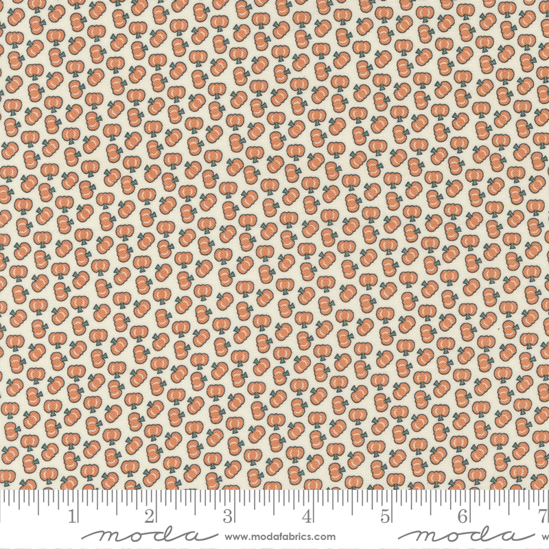 Owl O Ween Ghost - Pumpkin Patch Pumpkin - Quilt Fabric
