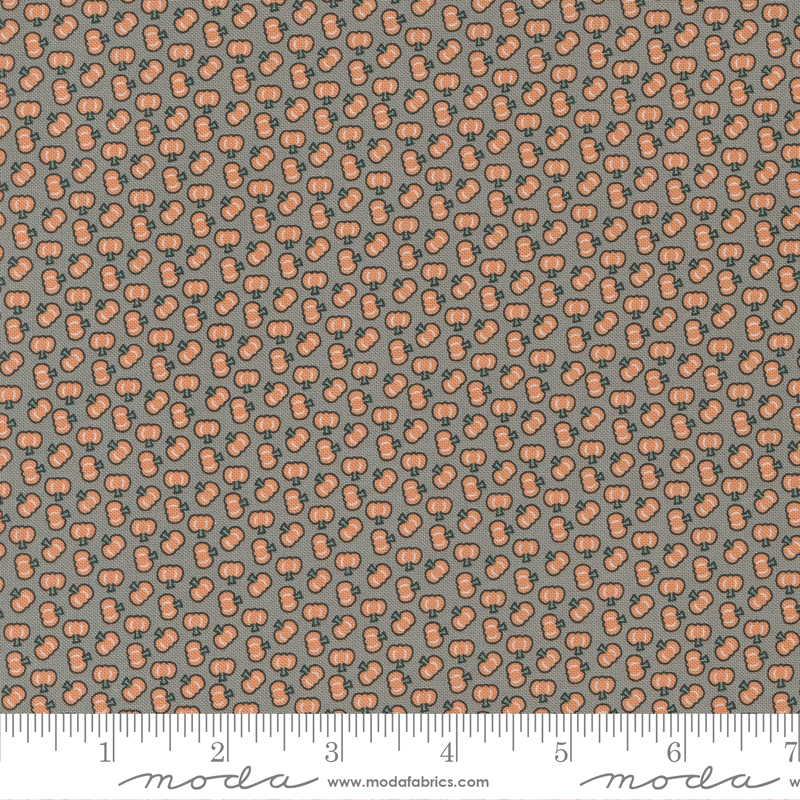 Owl O Ween Fog - Pumpkin Patch Pumpkin - Quilt Fabric
