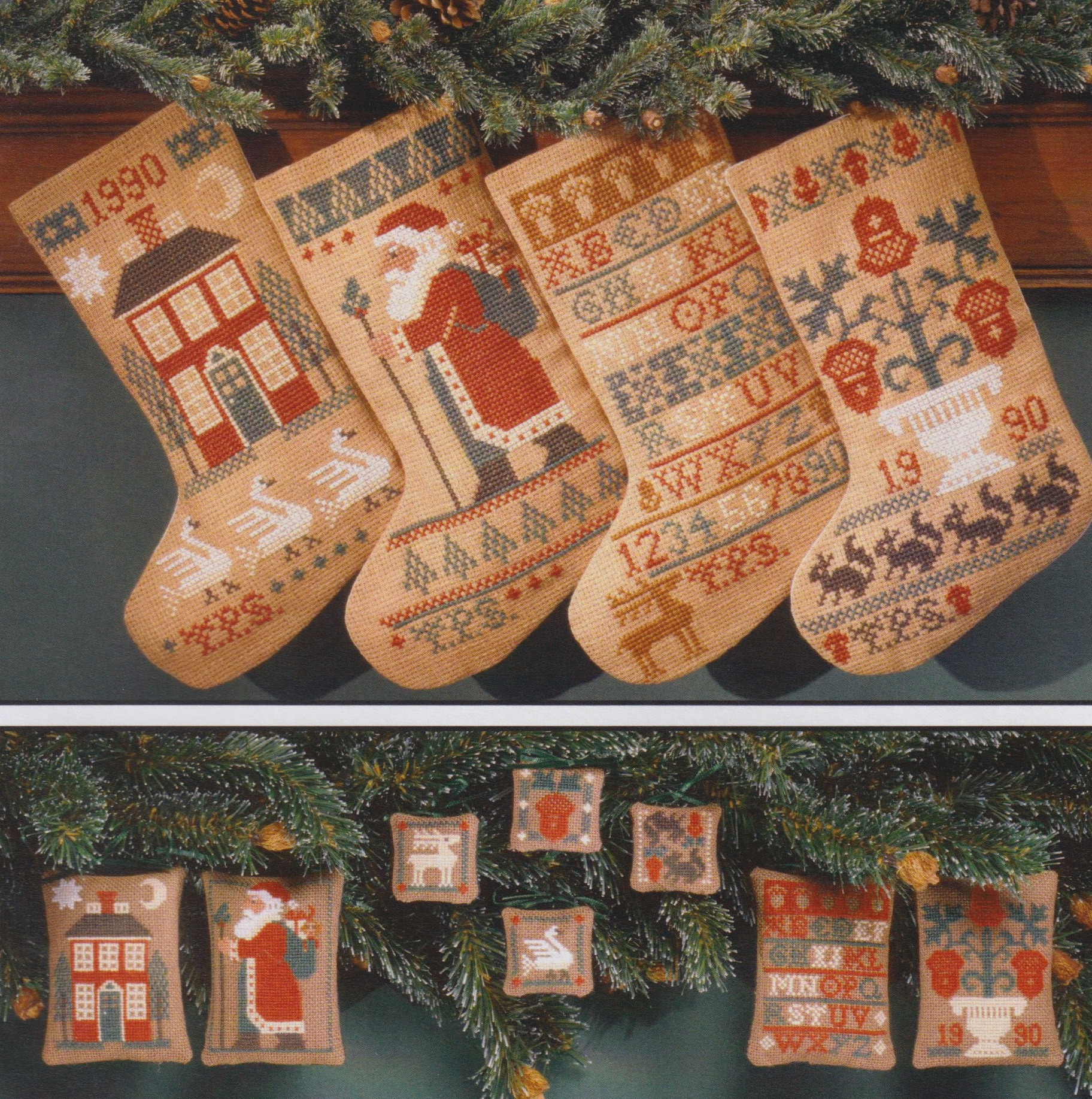 Stockings & More - Christmas Cross Stitch Pattern