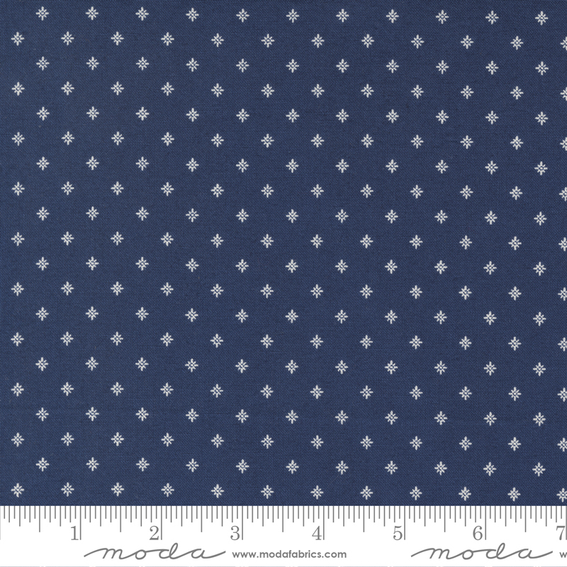Amelias Blues Indigo - Shifts and Stays Blenders - Fabric