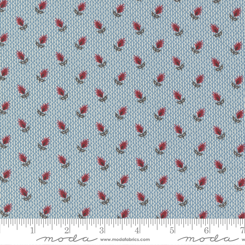 Florences Fancy Blue - Mary Florence Blenders - Quilt Fabric