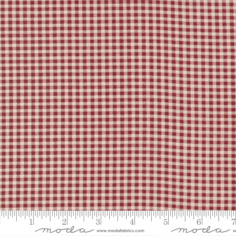 Florences Fancy Red - Everyday Gingham - Quilt Fabric