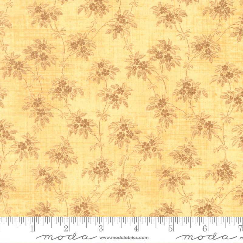 Dinahs Delight Vines - Butter - Quilt Fabric