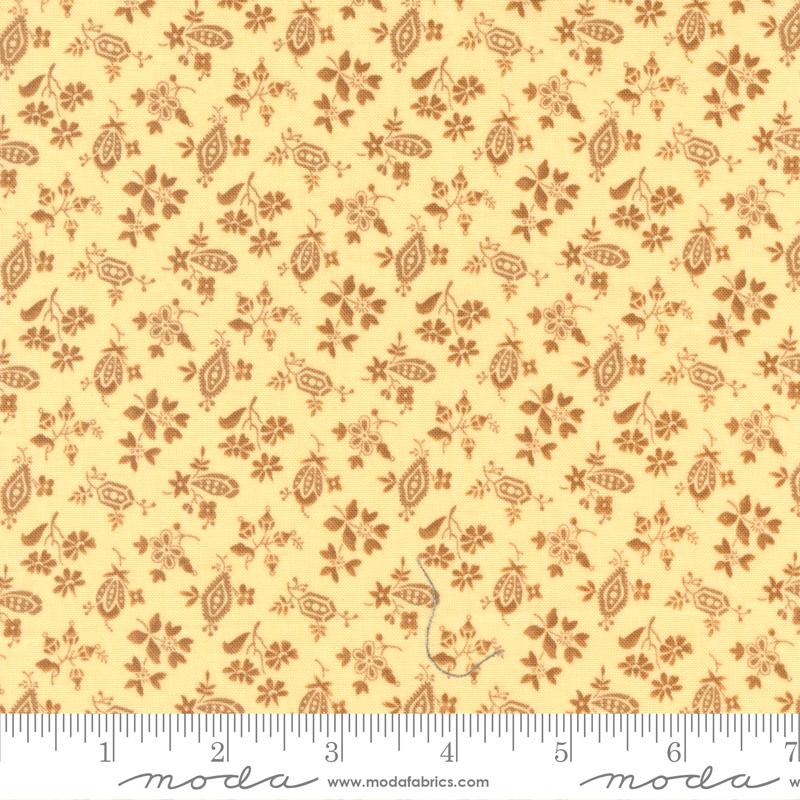 Dinahs Delight Locket - Butter - Quilt Fabric