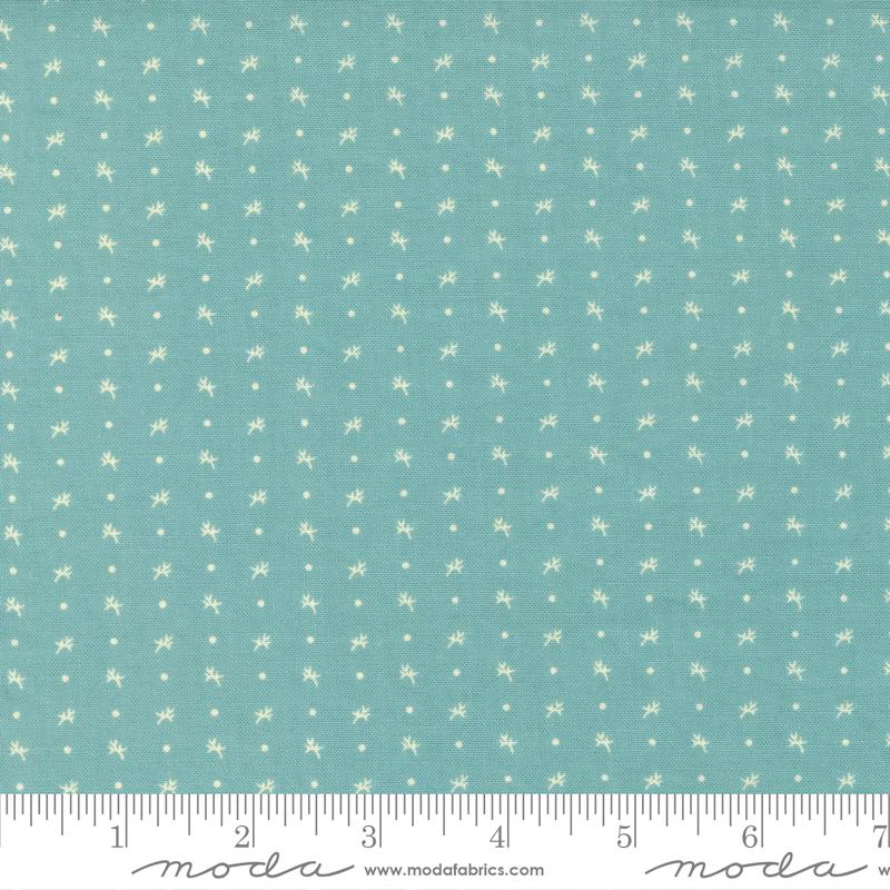 Dinahs Delight Twig and Dot - Robins Egg - Quilt Fabric