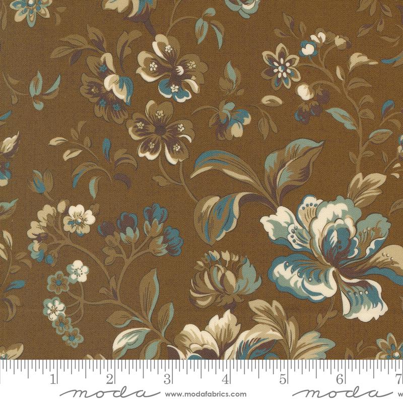 Lydias Lace Cocoa - Quilt Fabric
