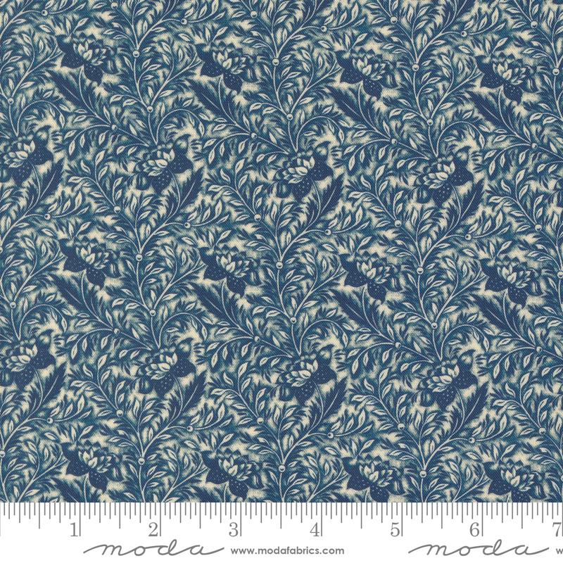 Lydias Lace Indigo - Quilt Fabric