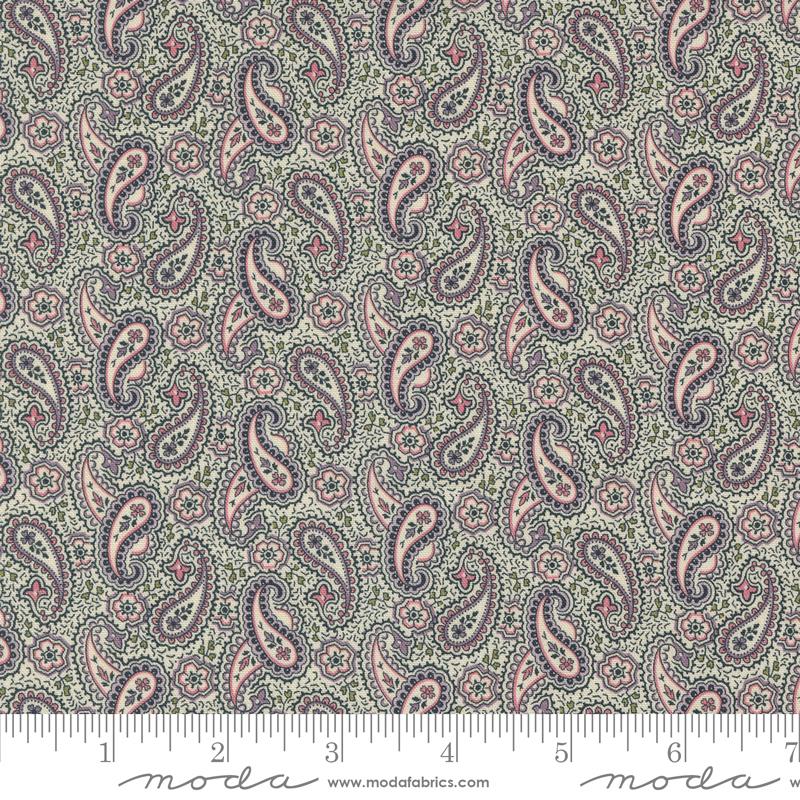 Goodnight Irene Paisley - Grape - Quilt Fabric