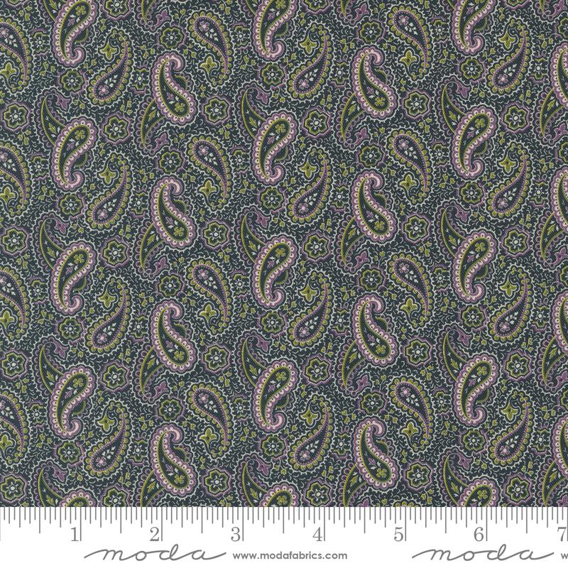 Goodnight Irene Paisley - Graphite - Quilt Fabric