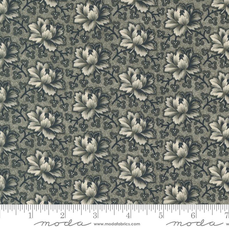 Goodnight Irene Rose - Graphite - Quilt Fabric