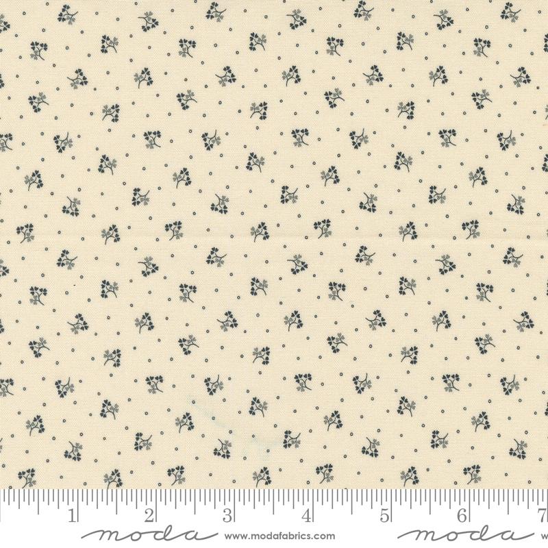 Goodnight Irene Vintage - Sweet Cream Graphite Quilt Fabric