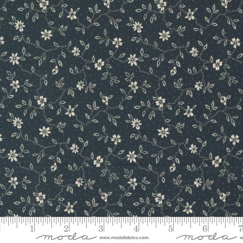 Goodnight Irene Vines - Graphite - Quilt Fabric