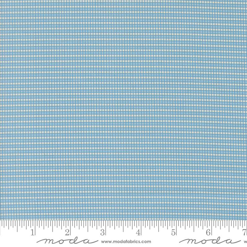 Sallys Stitches Plaid Blue Sky - Quilt Fabric