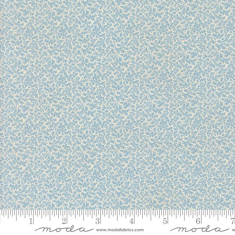 Sallys Stitches Vines Blue Sky - Quilt Fabric