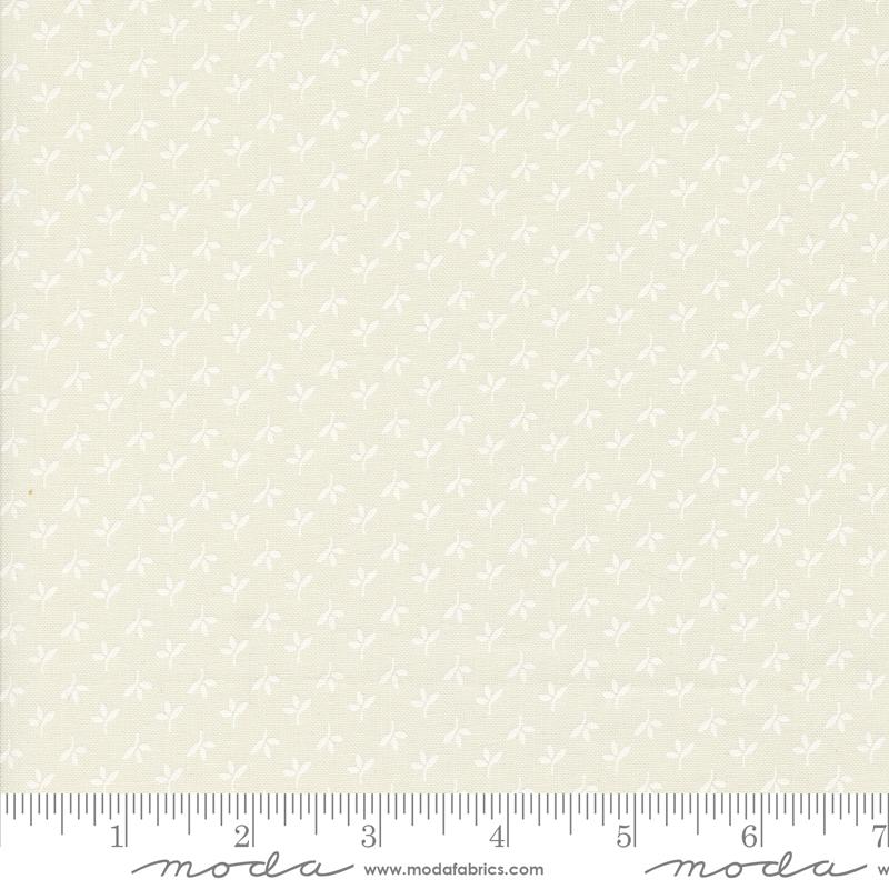 Flower Girl Porcelain White - Quilt Fabric