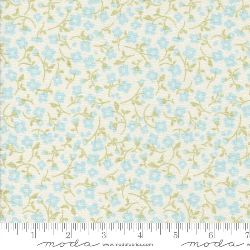 Dainty Meadow Porcelain Sky - Quilt Fabric