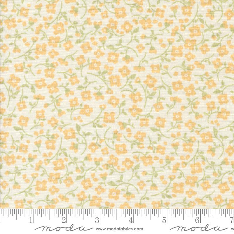 Dainty Meadow Porcelain Buttercream - Quilt Fabric