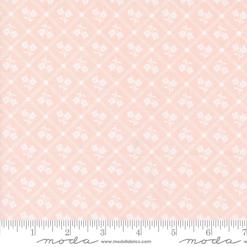 Cottage Charm Checks - Koral Kicks - Quilt Fabric