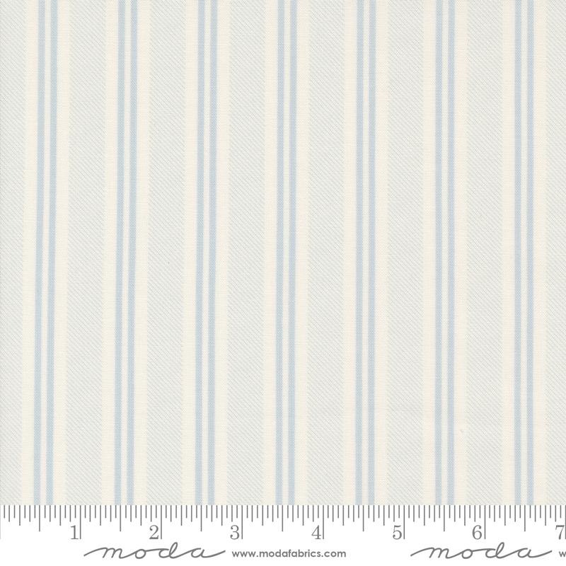 Cottage Charm Stripe - Powder Blue - Quilt Fabric