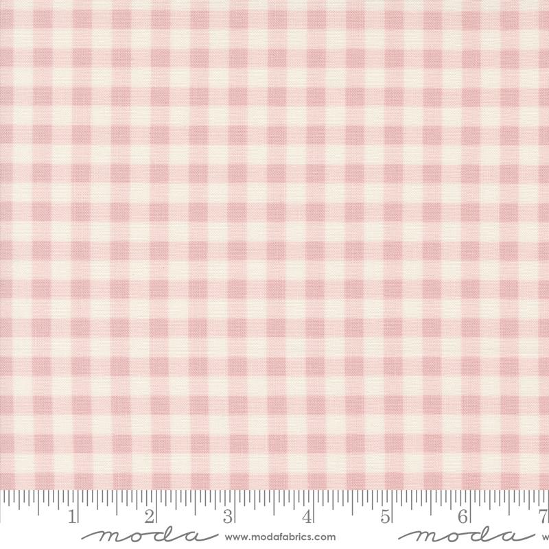 Cottage Charm Gingham - Fading Rose - Quilt Fabric