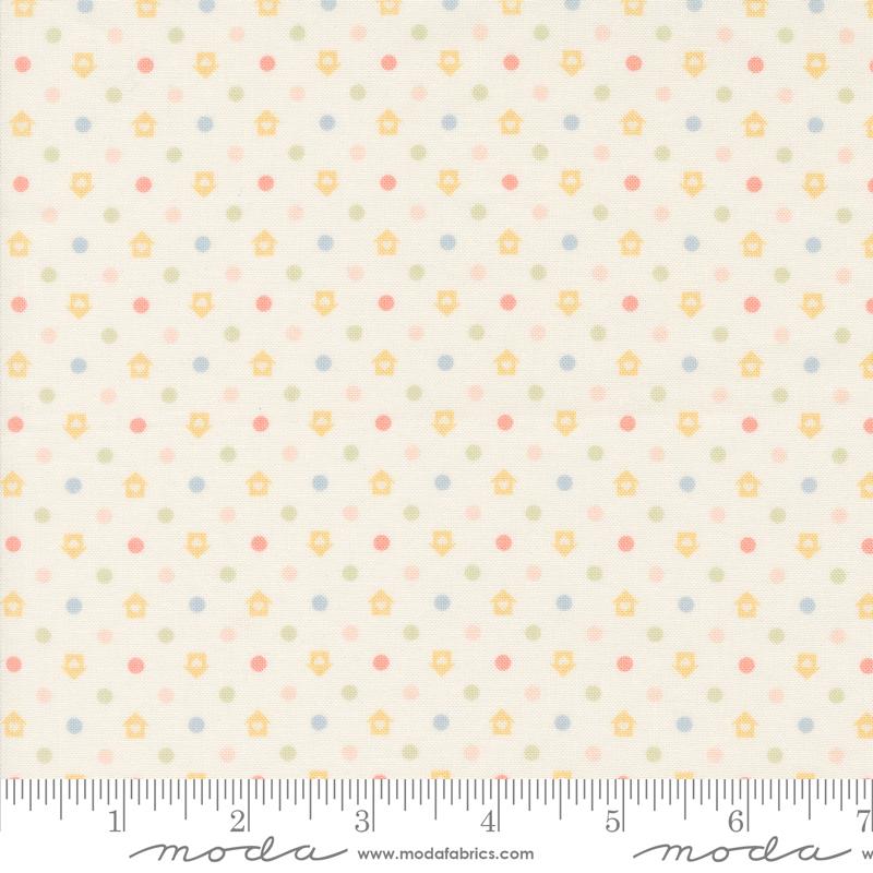 Cottage Charm Dots - Porcelain - Quilt Fabric