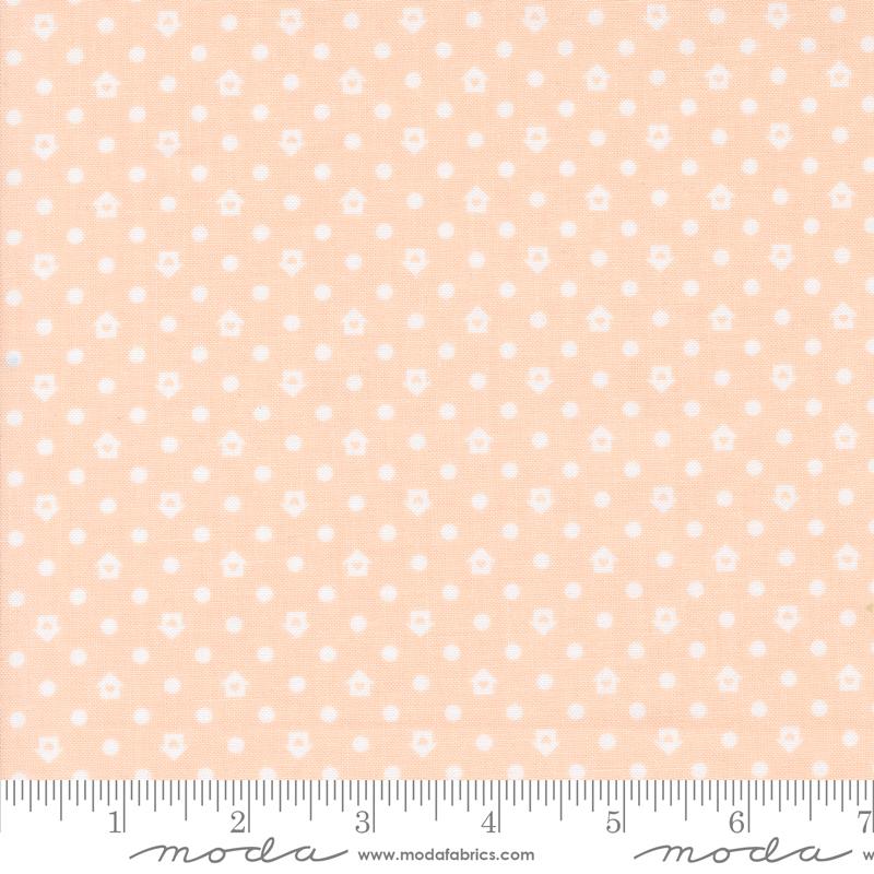 Cottage Charm Dots - Whipped Peach - Quilt Fabric
