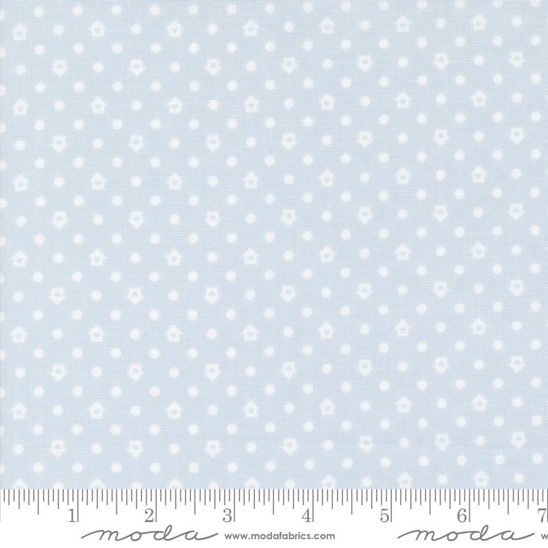 Cottage Charm Dots - Light Blue - Quilt Fabric