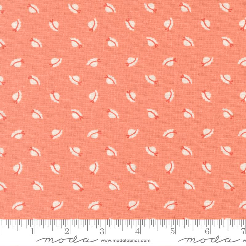 Sunbonnet Bonnets Coral - Quilt Fabric