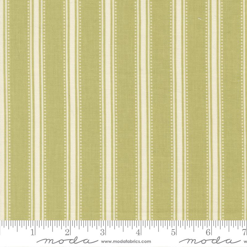 Sunbonnet Stripes Pear - Quilt Fabric