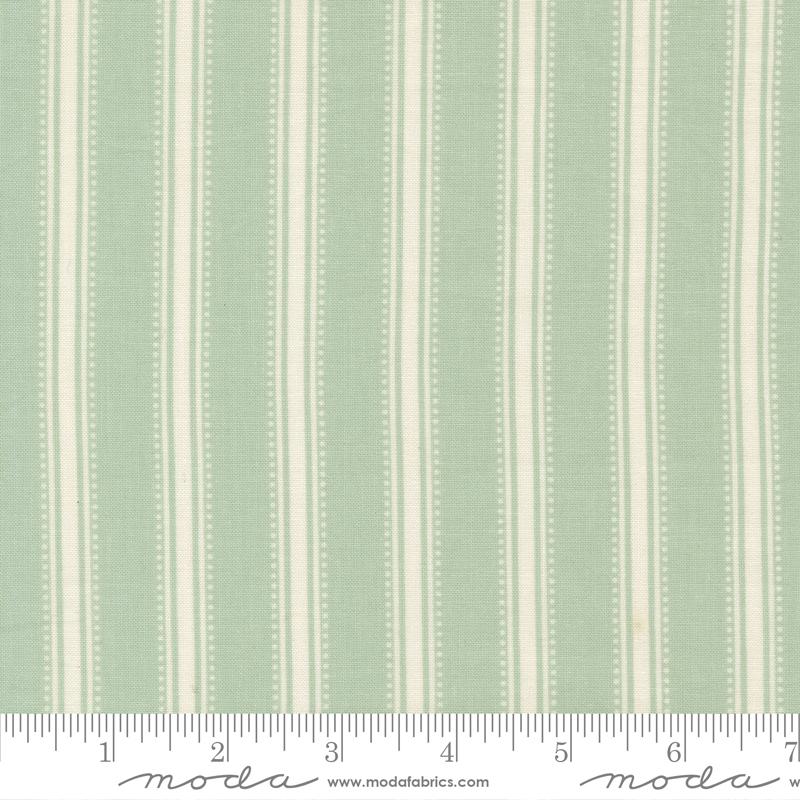 Sunbonnet Stripes Dusty Blue - Quilt Fabric