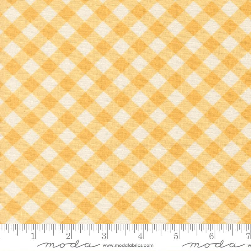Pastel Prairie Gingham Sunshine - Quilt Fabric