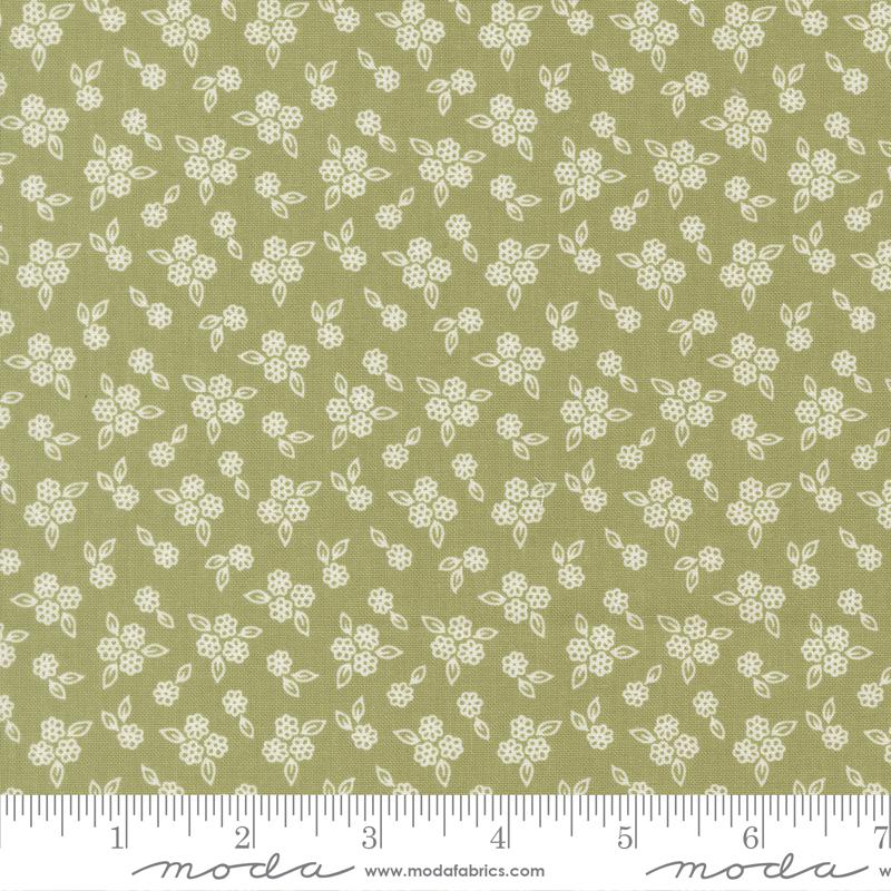 Pastel Prairie Floral Grass - Quilt Fabric
