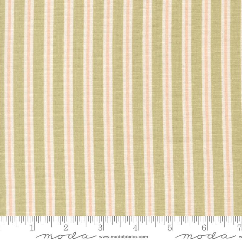 Handmade Sweetness Stripes Pear - Quilt Fabric, zoomed in. Select this picture to zoom back out.