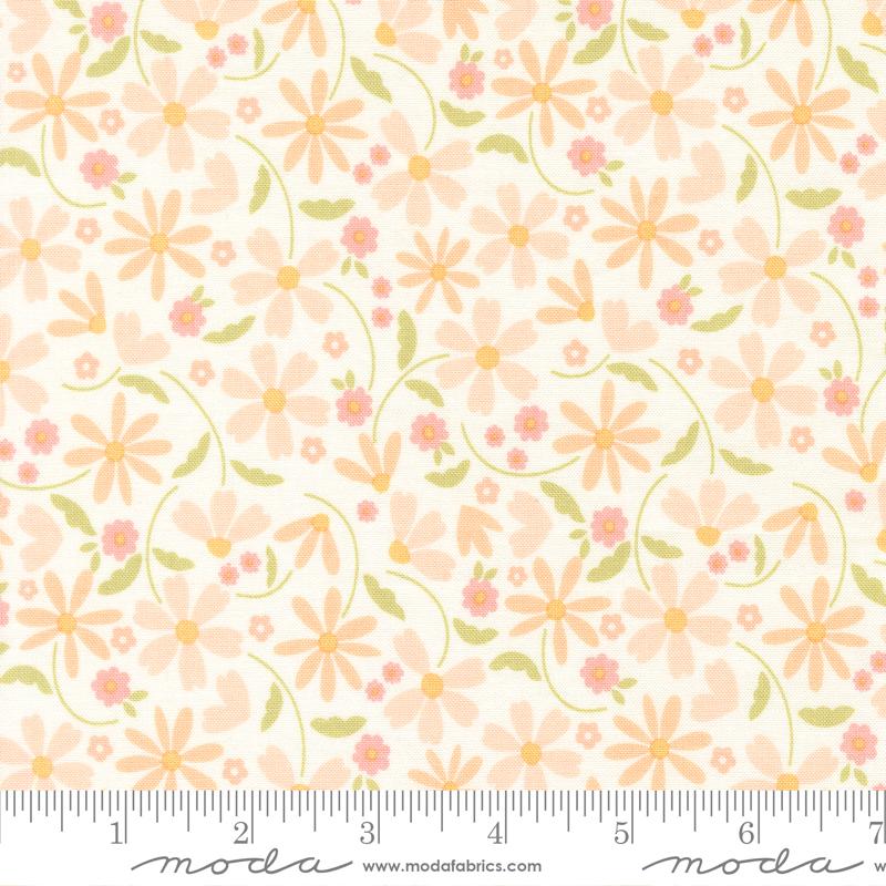 Dear Daisy Flower Cloud - Quilt Fabric, zoomed in. Select this picture to zoom back out.