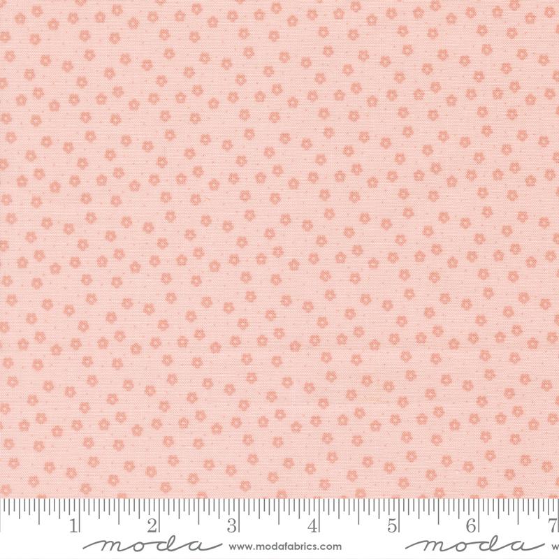 Dear Daisy Dots Petal - Quilt Fabric, zoomed in. Select this picture to zoom back out.