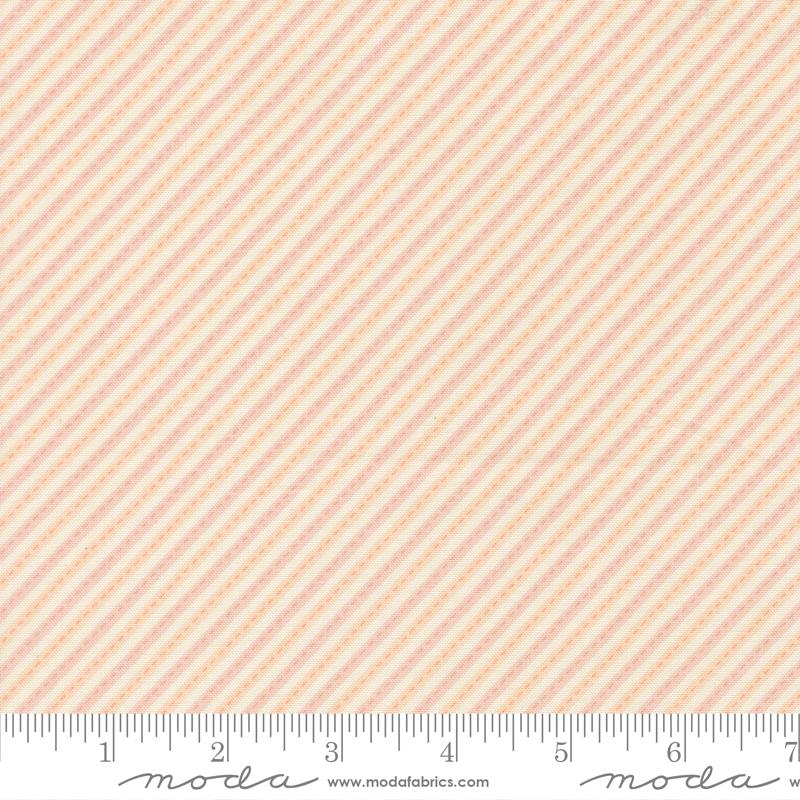 Dear Daisy Stripes Petal - Quilt Fabric, zoomed in. Select this picture to zoom back out.