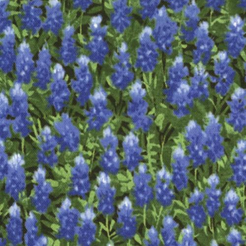 Wildflowers Basics Summer - Bluebonnet Allover - Fabric
