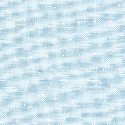 28 Count Blue with White Mini Dots Cashel Linen Fabric 9x13