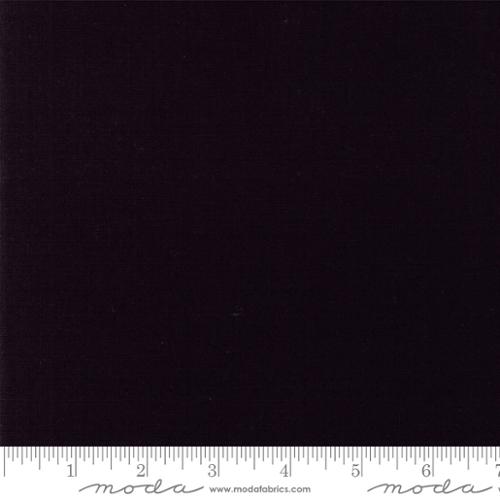 Linen Mochi Solid Black - Quilt Fabric