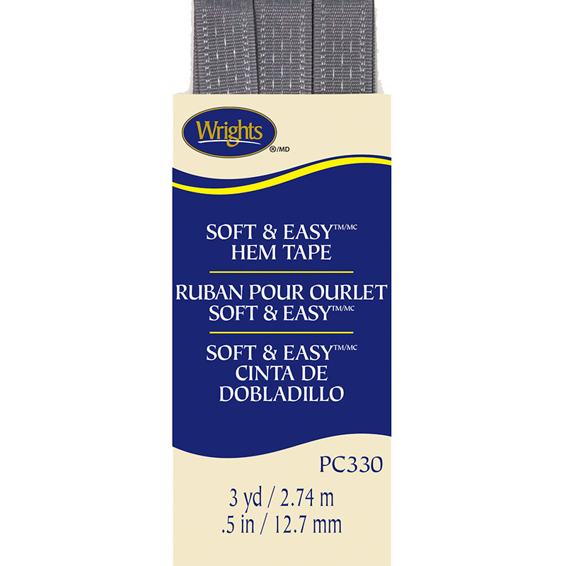 Soft & Easy Hem Tape Pewter
