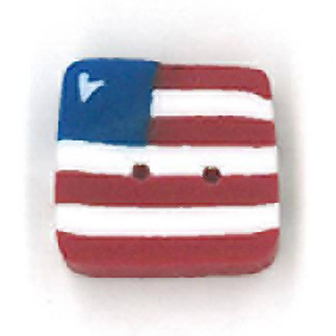 Tiny Square Flag - Button